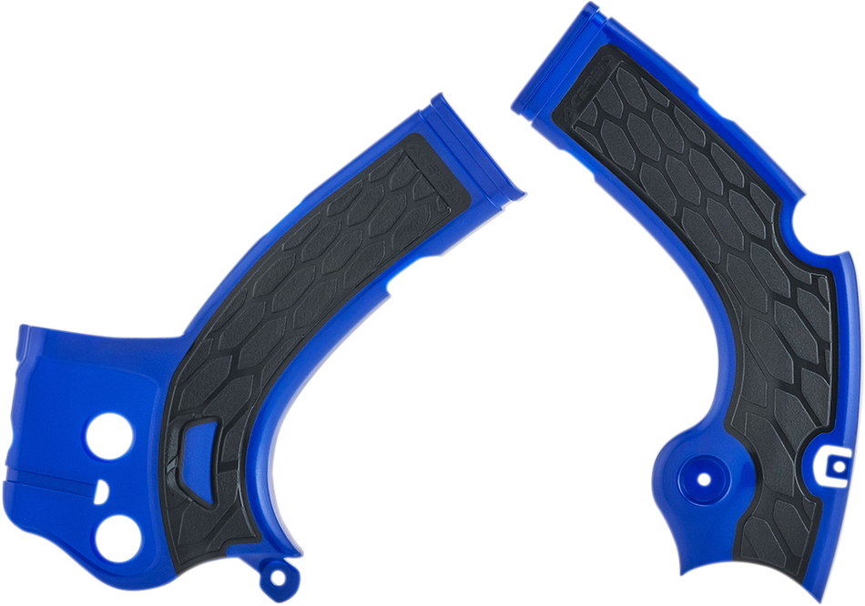 ACERBIS X-Grip Frame Guards - Blue/Black 2640271034