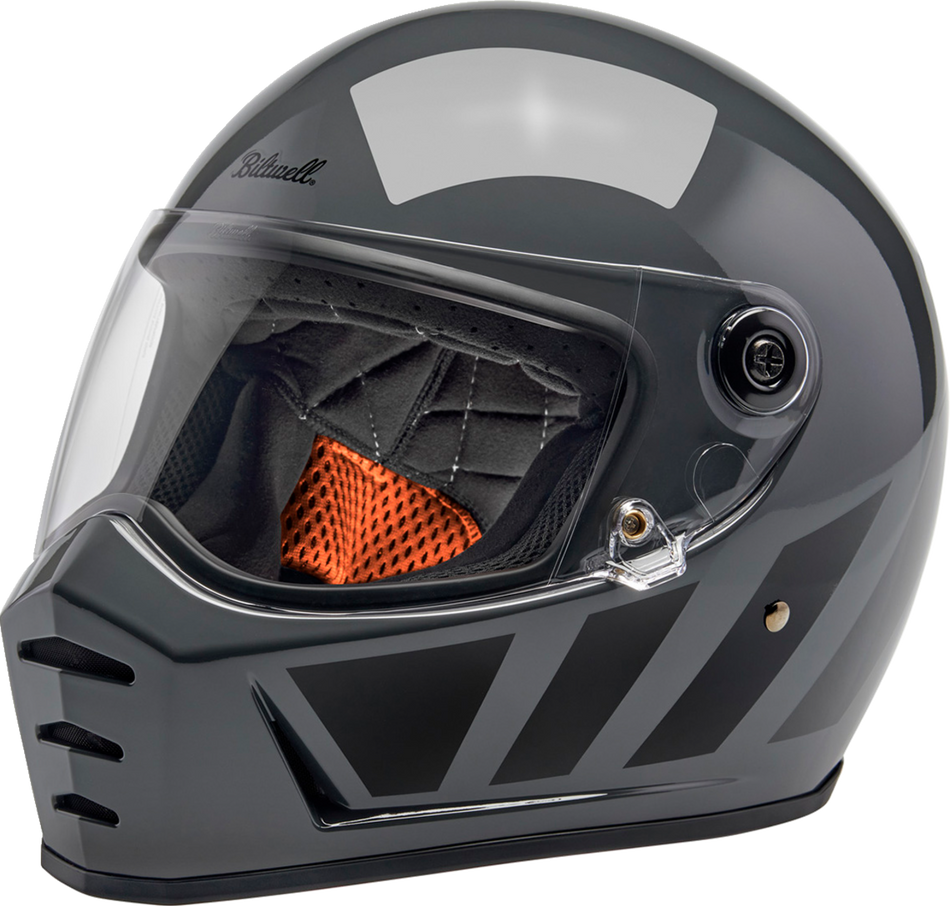 BILTWELL Lane Splitter Helmet - Storm Gray Inertia - Medium 1004-569-503