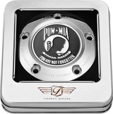 FIGURATI DESIGNS Timing Cover - 5 Hole - POW MIA - Stainless Steel FD50-TC-5H-SS