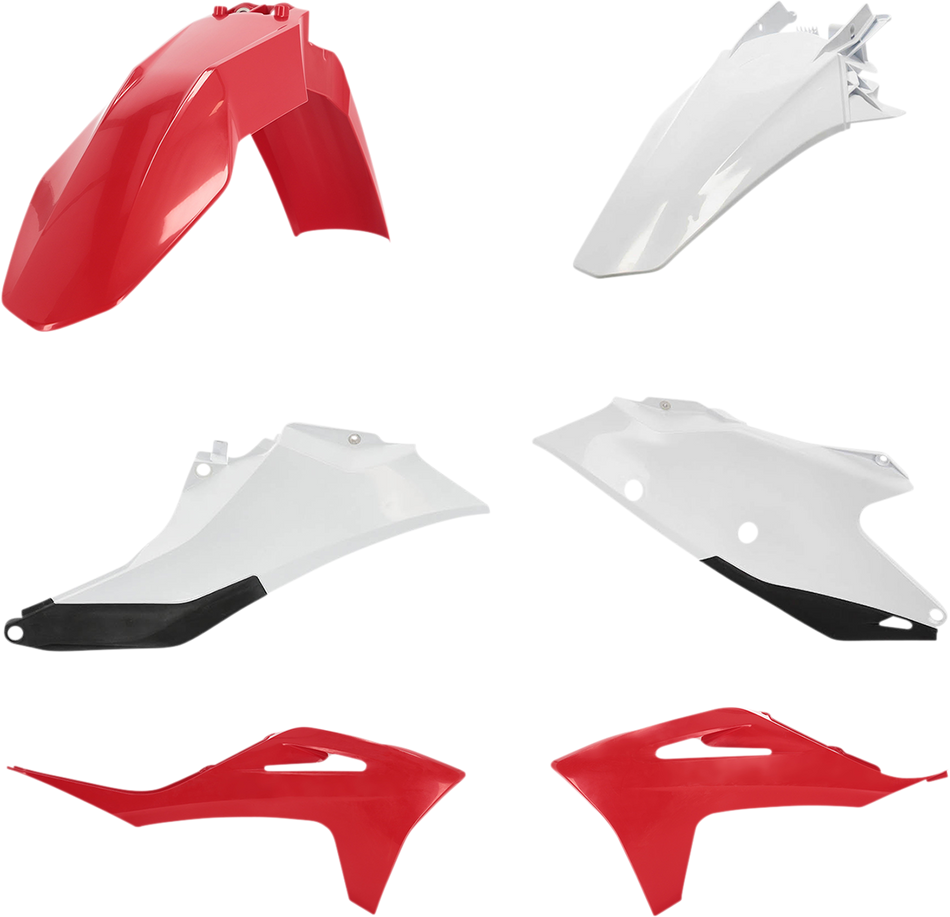 ACERBIS Standard Replacement Body Kit - Red/White 2872781005