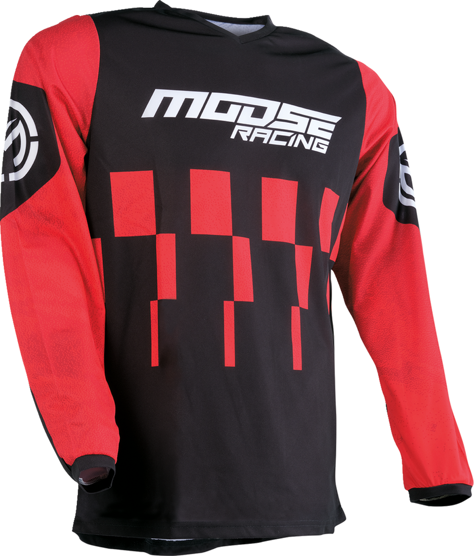 MOOSE RACING Qualifier Jersey - Red/Black - Medium 2910-7551