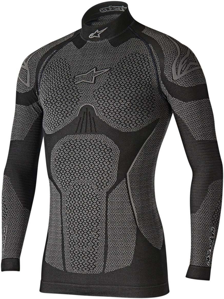 ALPINESTARS Ride Tech Winter Long Sleeve Underwear Top - Black/Gray - XS/S 4752117106-XS/S