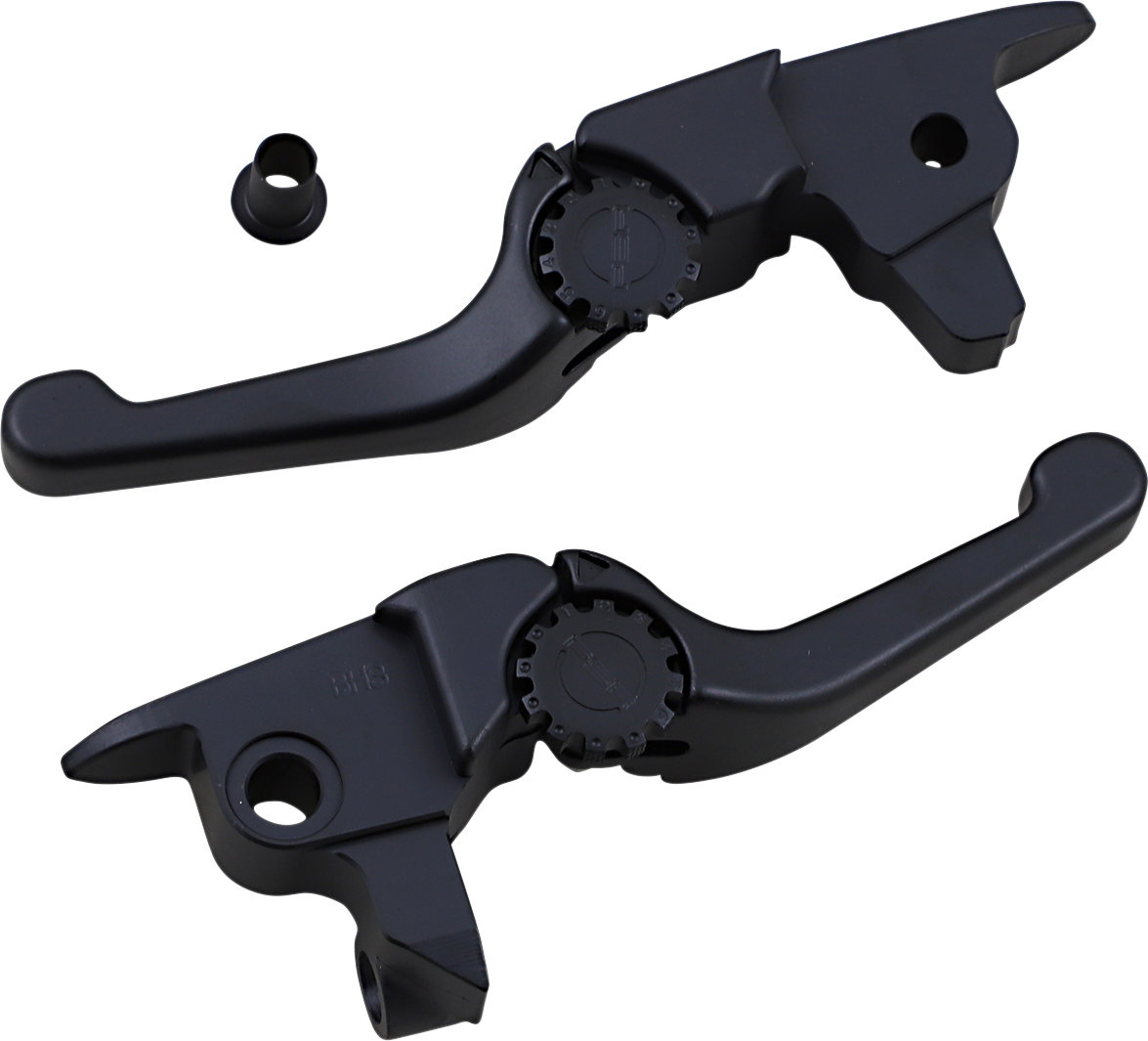 POWERSTANDS RACING Lever Set - Anthem - Shorty - Black 12-01661-22