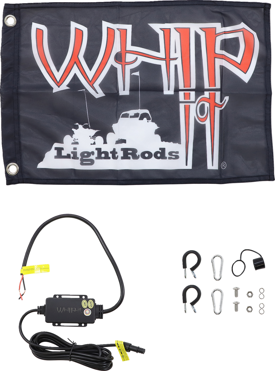 WHIPITLIGHTRODS 5' Light Rod Whip - Chase - Black SB-CHSBTR-151