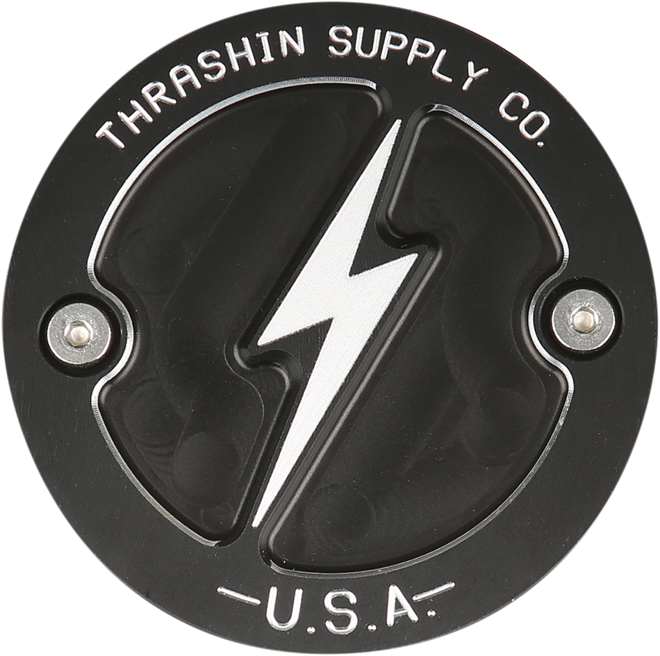 THRASHIN SUPPLY CO. Points Cover - Dished Black TSC-3027-4