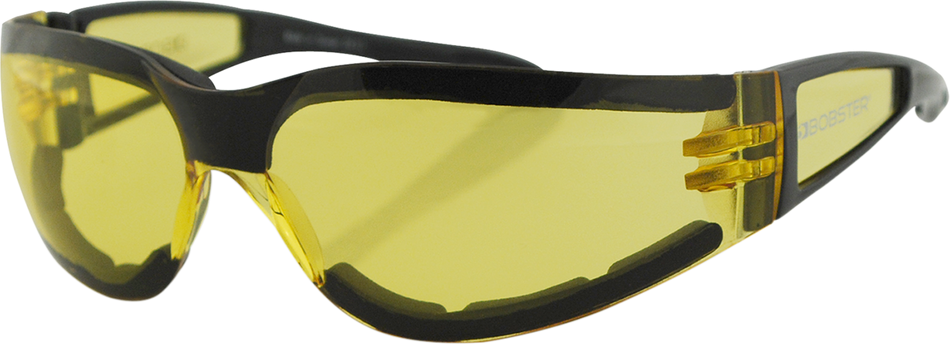 BOBSTER Shield II Sunglasses - Gloss Black - Yellow ESH204