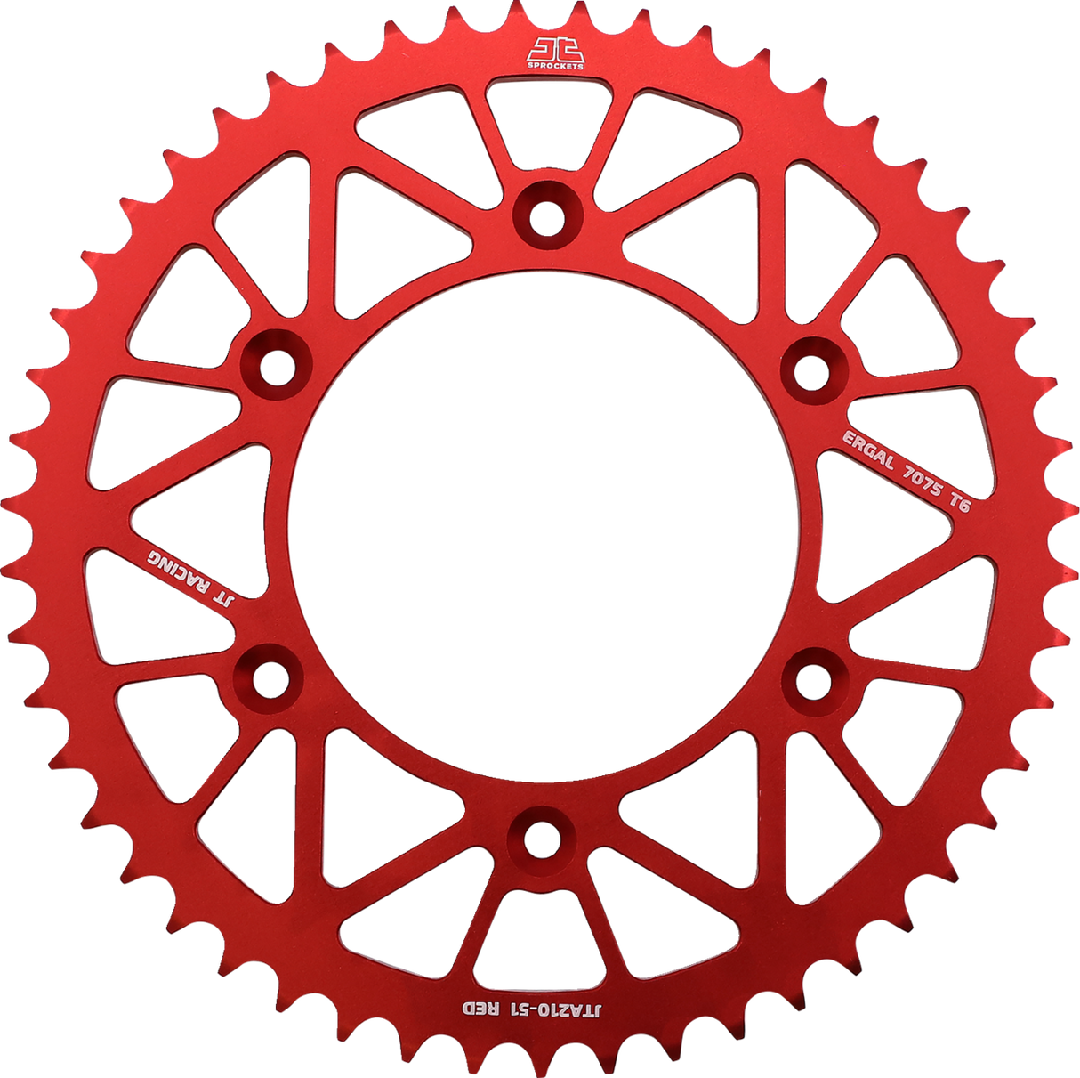 JT SPROCKETS Rear Sprocket - Beta/Honda - Red - 51 Tooth JTA210.51RED