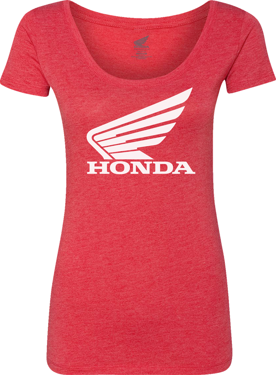 HONDA APPAREL Women's Honda Wing T-Shirt - Red - Medium NP21S-L3029-M