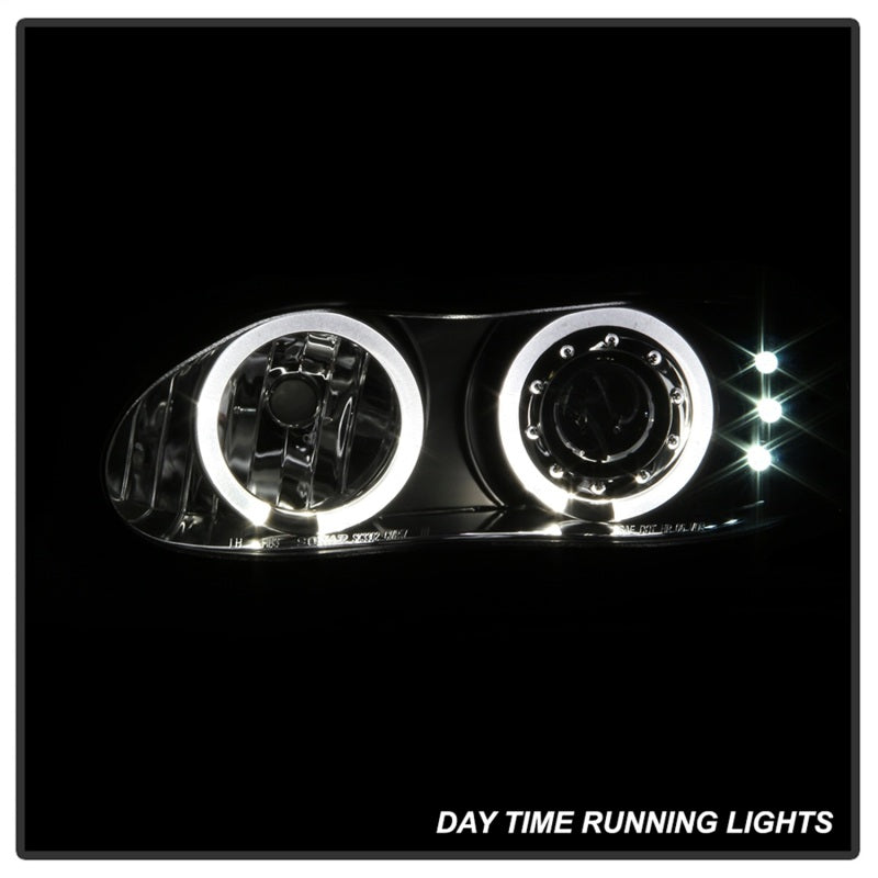 Spyder Chevy Camaro 98-02 Projector Headlights LED Halo LED Blk - Low H1 PRO-YD-CCAM98-HL-BK 5009234