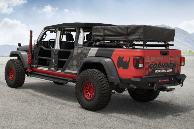 Go Rhino 20-22 Jeep Gladiator JT/16-22 Toy. Tacoma/05-21 Nssn Frontier XRS Cross Bars Kit - Tex. Blk 5935000T