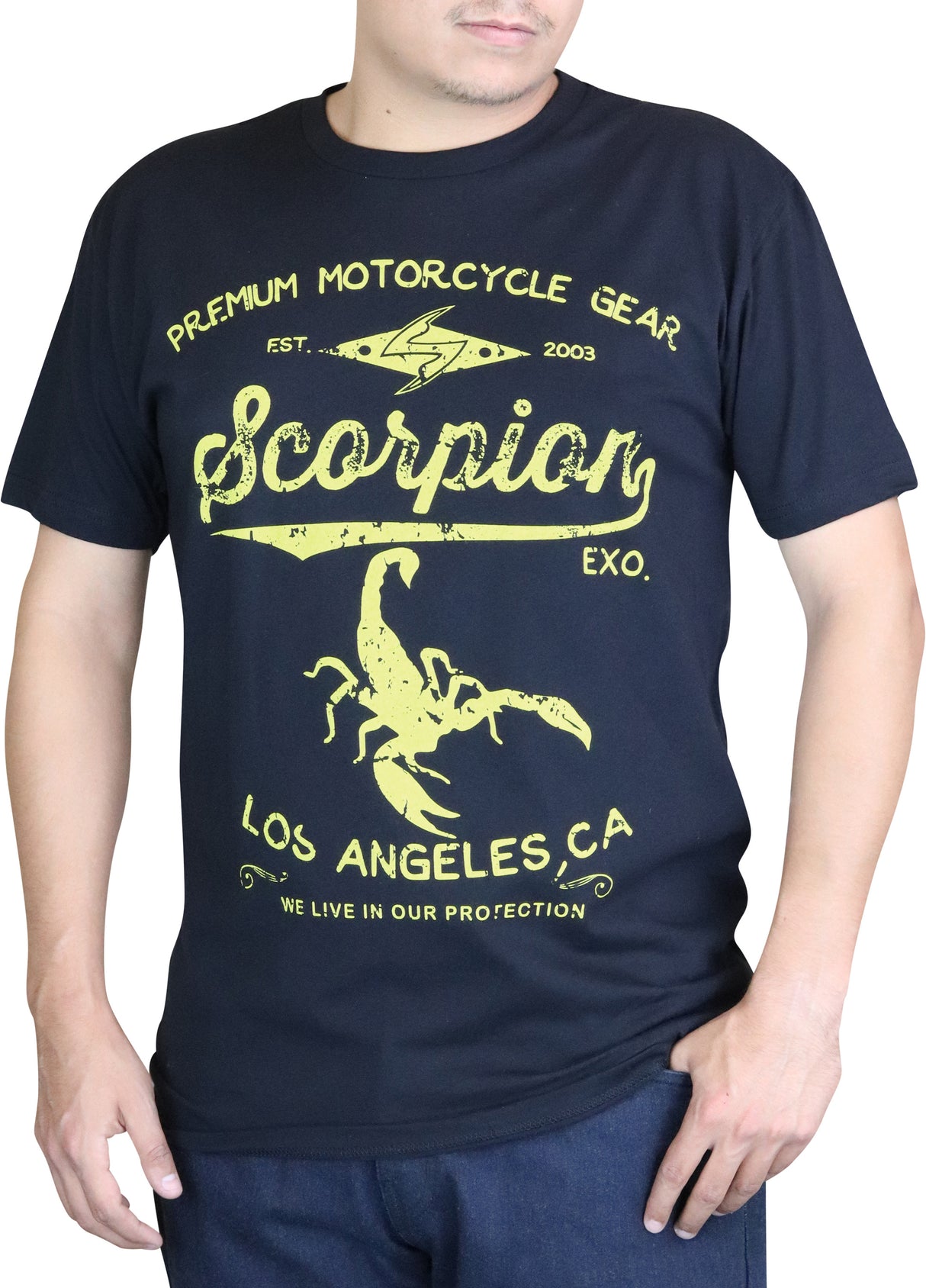 SCORPION EXO Stinger Shirt Black Xl 61-740-06