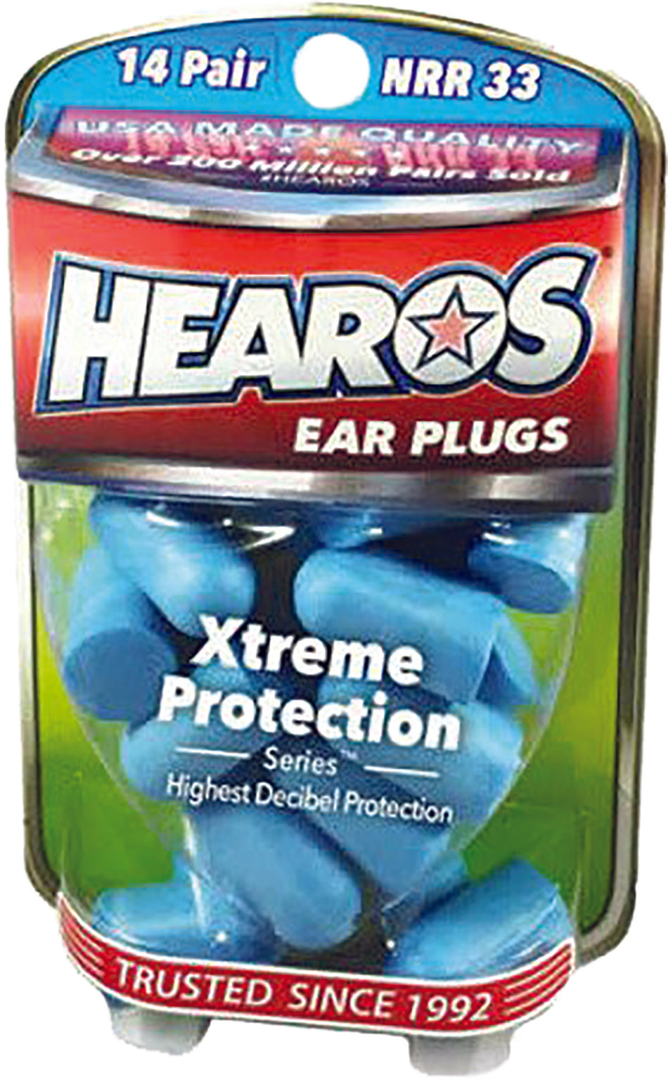 HEAROS Extreme Protection Ear Plugs 14 Prs/Pack 5826