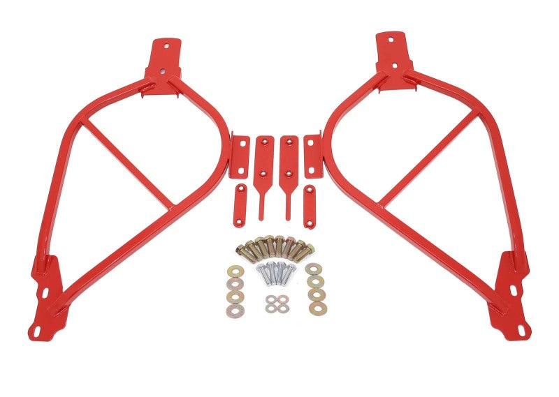 BMR 14-17 Chevy SS Sedan Bolt-On Subframe Connectors - Red SFC013R