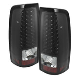 Xtune 03-06 Silverado 1500/2500 (Will Not Fit Stepside) LED Tail Lights Black ALT-ON-CS03-LED-BK 5008763