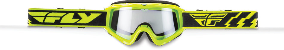 FLY RACING Focus Goggle Hi-Vis W/Clear Lens 37-3008
