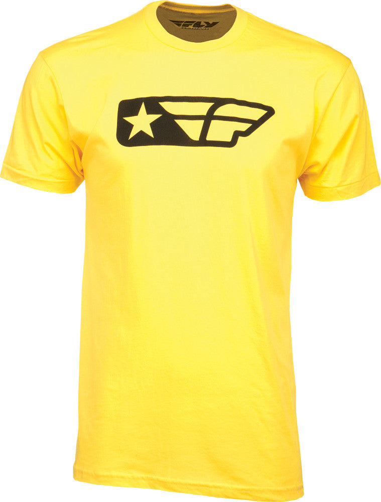 FLY RACING F-Star Tee Yellow S 352-0053S