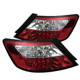 Spyder Honda Civic 06-08 2Dr LED Tail Lights Red Clear ALT-YD-HC06-2D-LED-RC 5004512