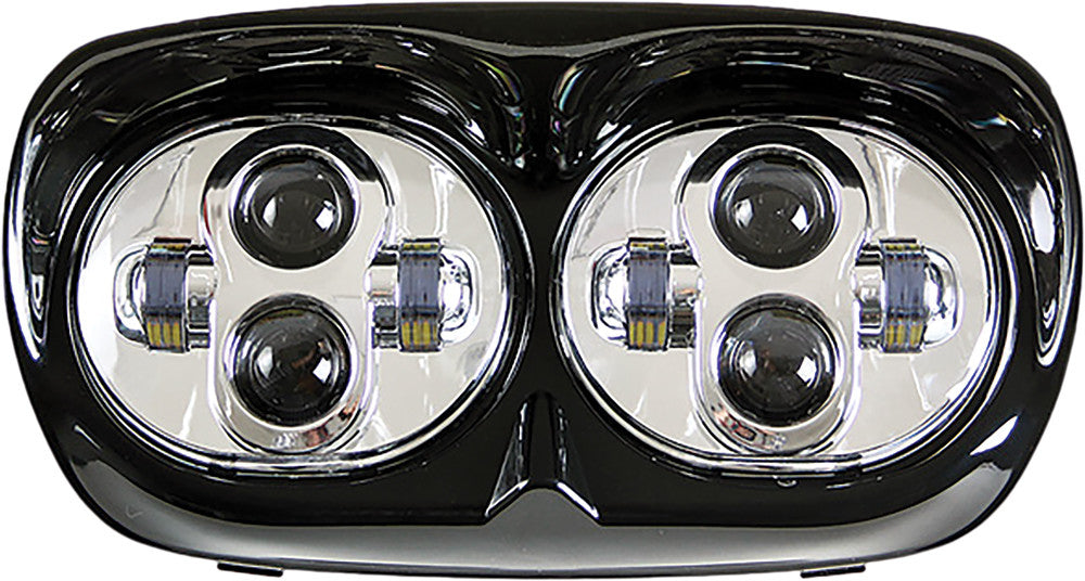 PATHFINDERRoad Glide Led Headlight `98-13 ChromeHRGLEDAC