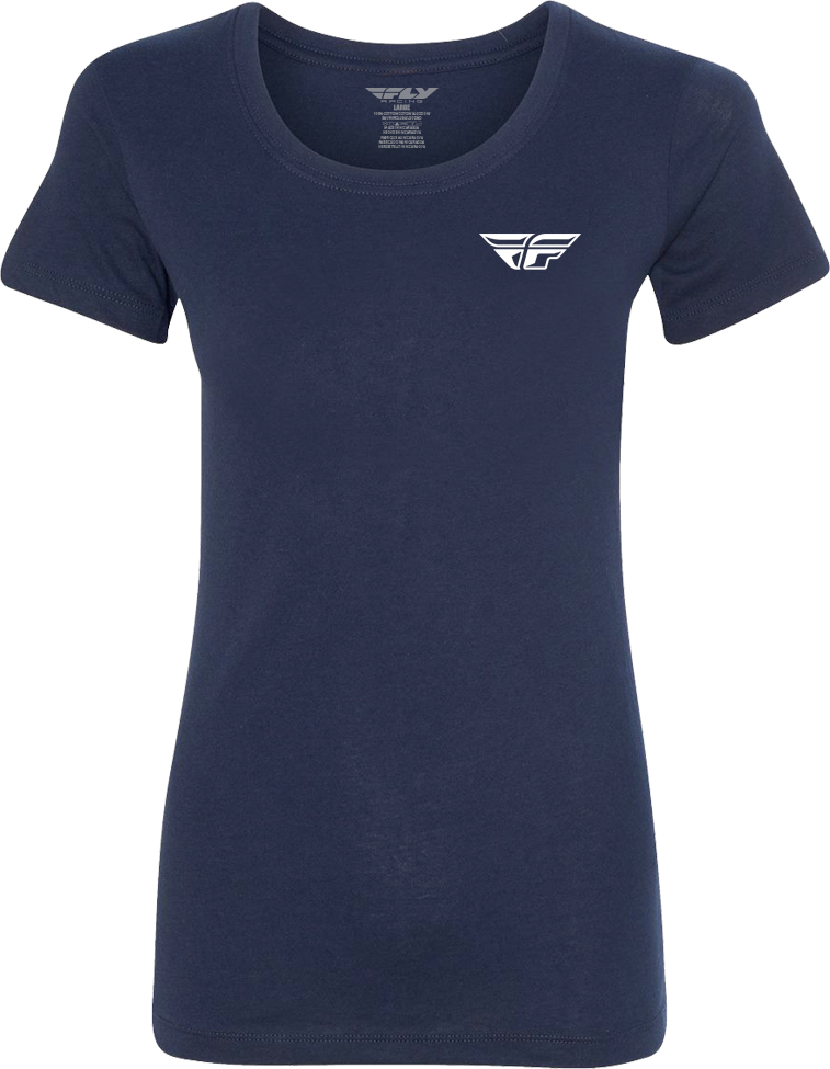 FLY RACING Women's Fly Pulse Tee Navy Xl 356-0088X