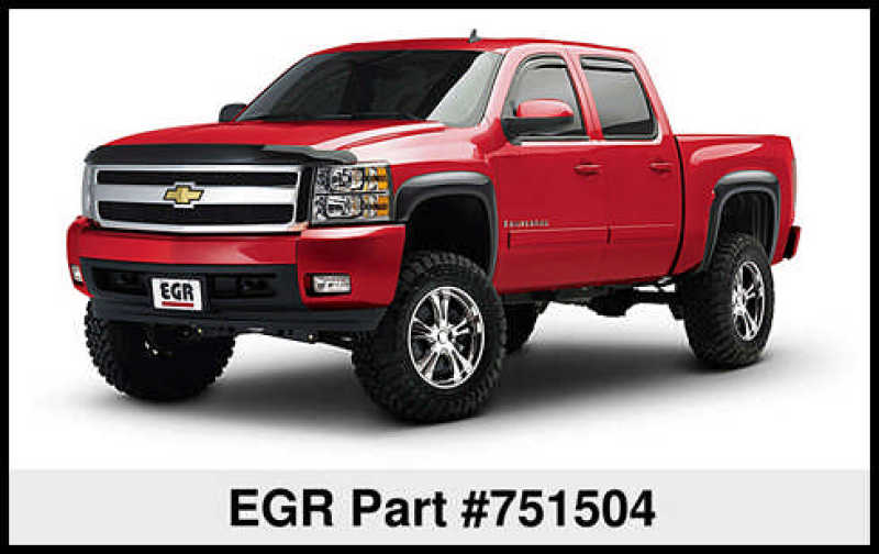 EGR 07-13 Chev Silverado 6-8ft Bed Rugged Look Fender Flares - Set (751504) 751504