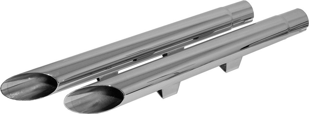 EMGO Slip-On Mufflers Drag 04-13 Sportster 80-75110