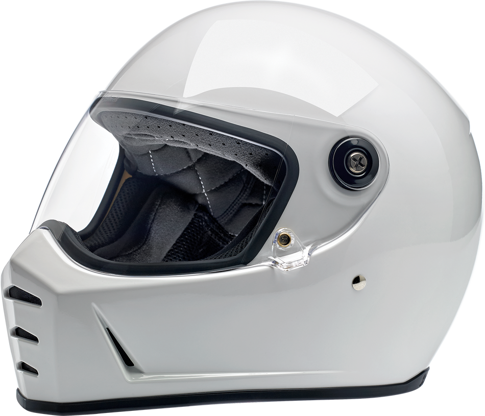 BILTWELL Lane Splitter Helmet - Gloss White - Small 1004-104-102