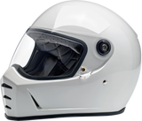 BILTWELL Lane Splitter Helmet - Gloss White - Small 1004-104-102