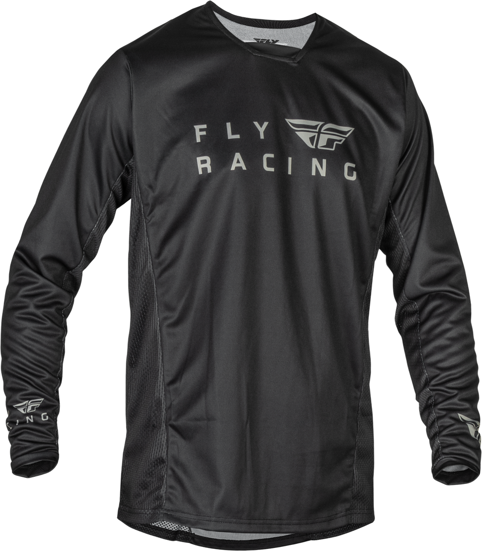 FLY RACING Radium Jersey Black/Grey Lg 376-050L