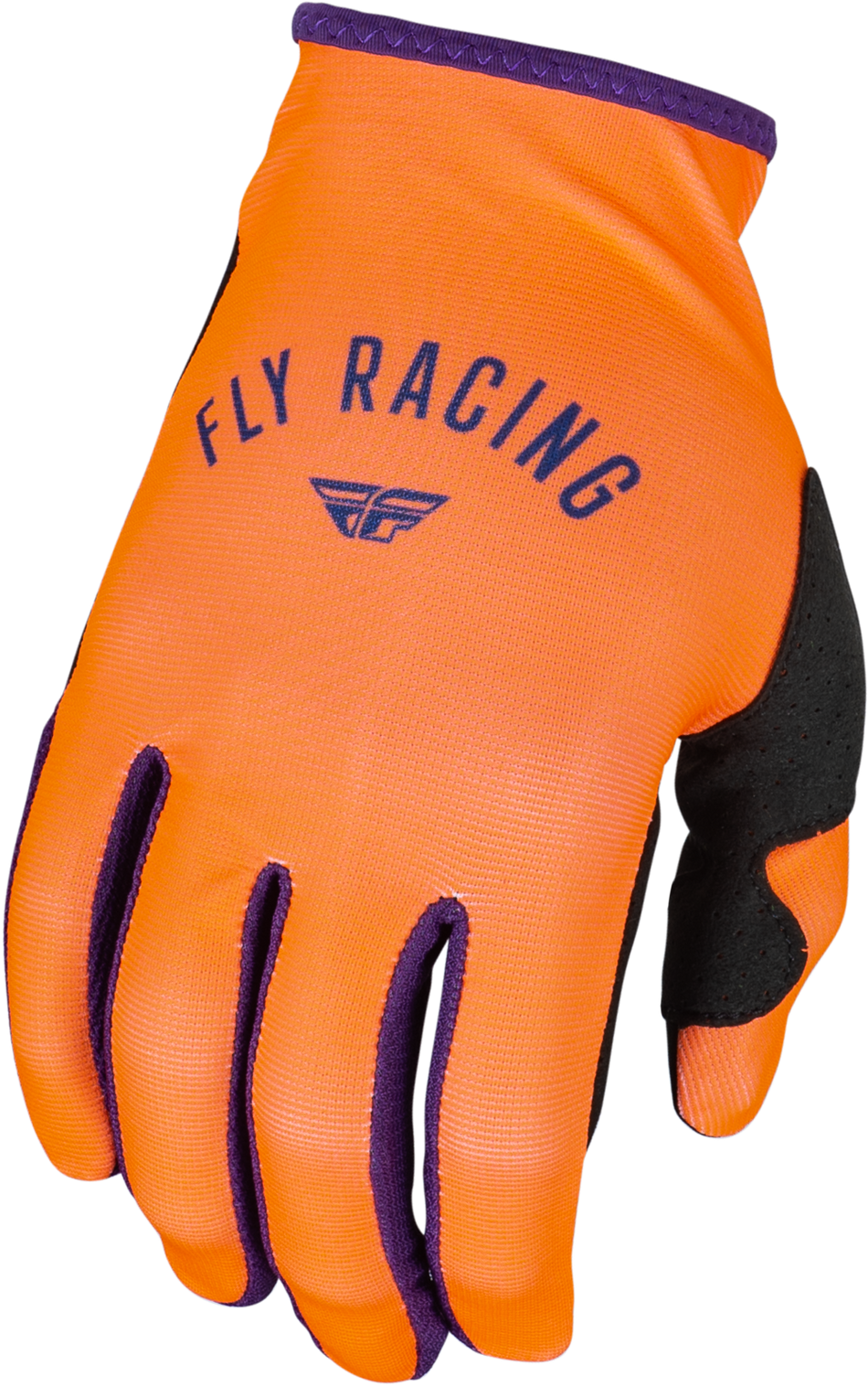 FLY RACING Women's Lite Gloves Neon Coral/Deep Purple 2x 377-6112X