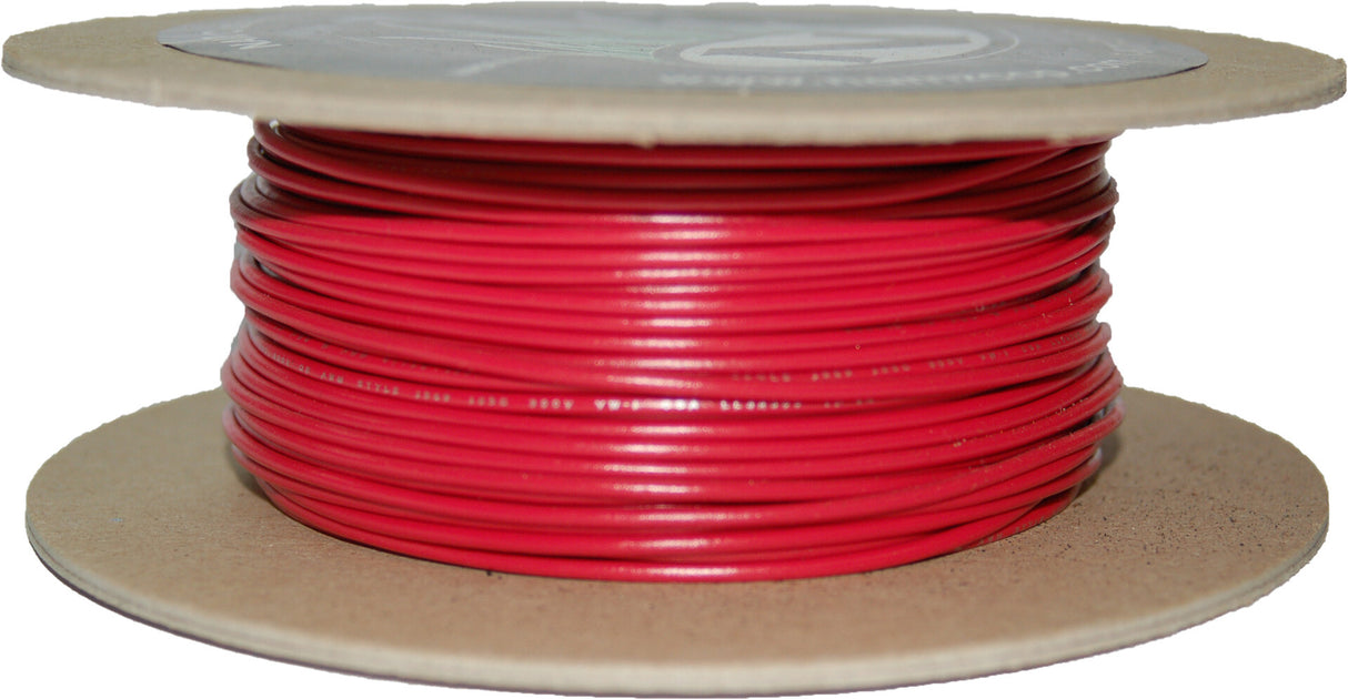 NAMZ CUSTOM CYCLE#18-Gauge Red 100' Spool Of Primary WireNWR-2-100