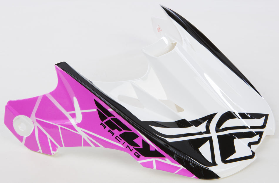 FLY RACING Kinetic Crux Visor Pink/Black/White 73-47905