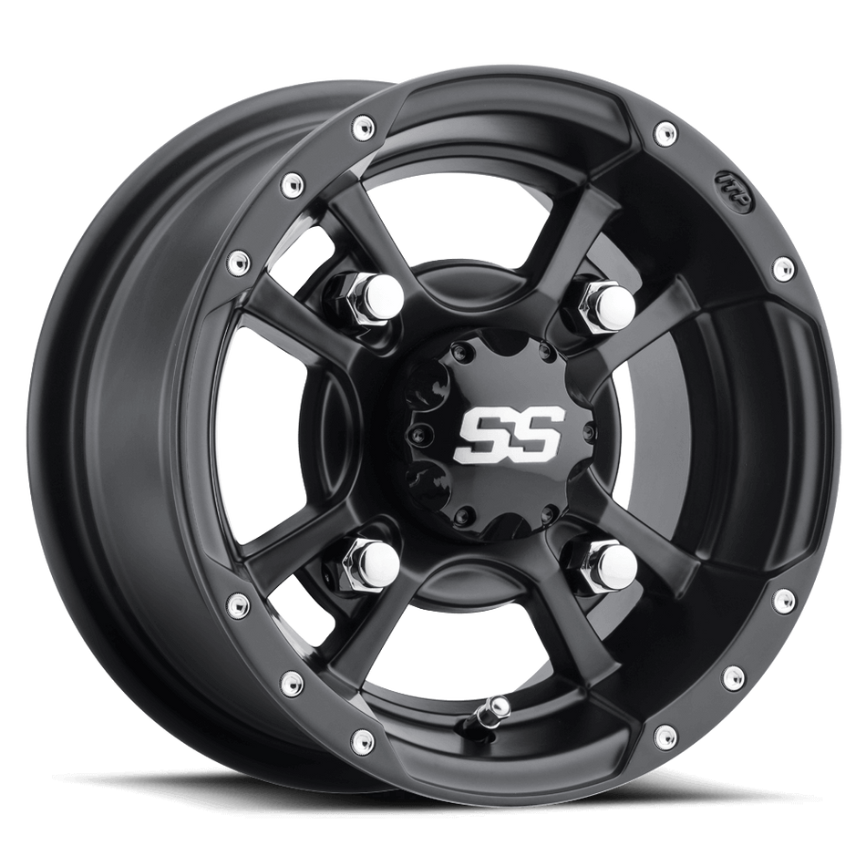 ITP SS Alloy SS112 Sport Wheel - Rear - Black - 10x8 - 4/115 - 3+5 1028337536B