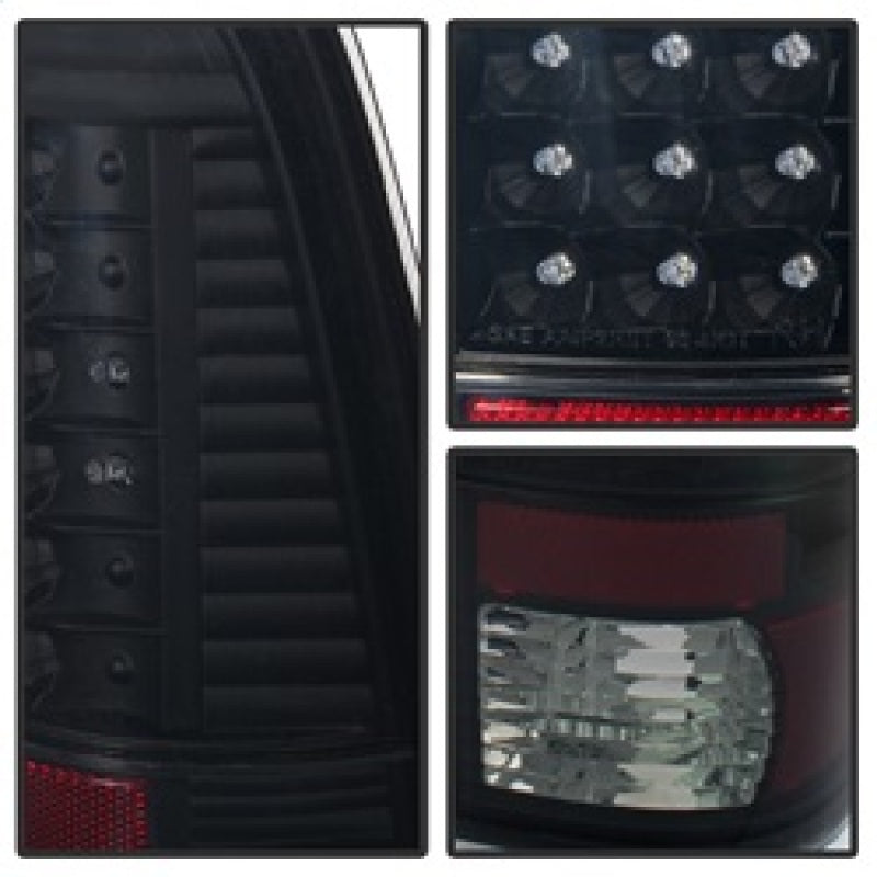 Xtune Ford F250/350/450/550 Super Duty 99-07 LED Tail Lights Black Smoke ALT-JH-FF15097-LED-BKSM 9027642