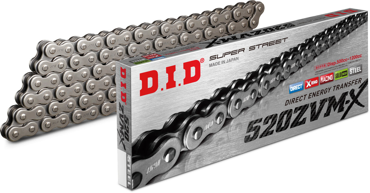 D.I.D Super Street 520zvmx-150l X-Ring Zvmx Series Natural 520ZVMXX150Z