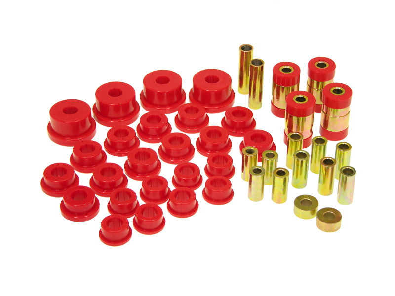 Prothane 95-99 Mitsubishi Eclipse Rear Upper/Lower Control Arm Bushings - Red 13-301