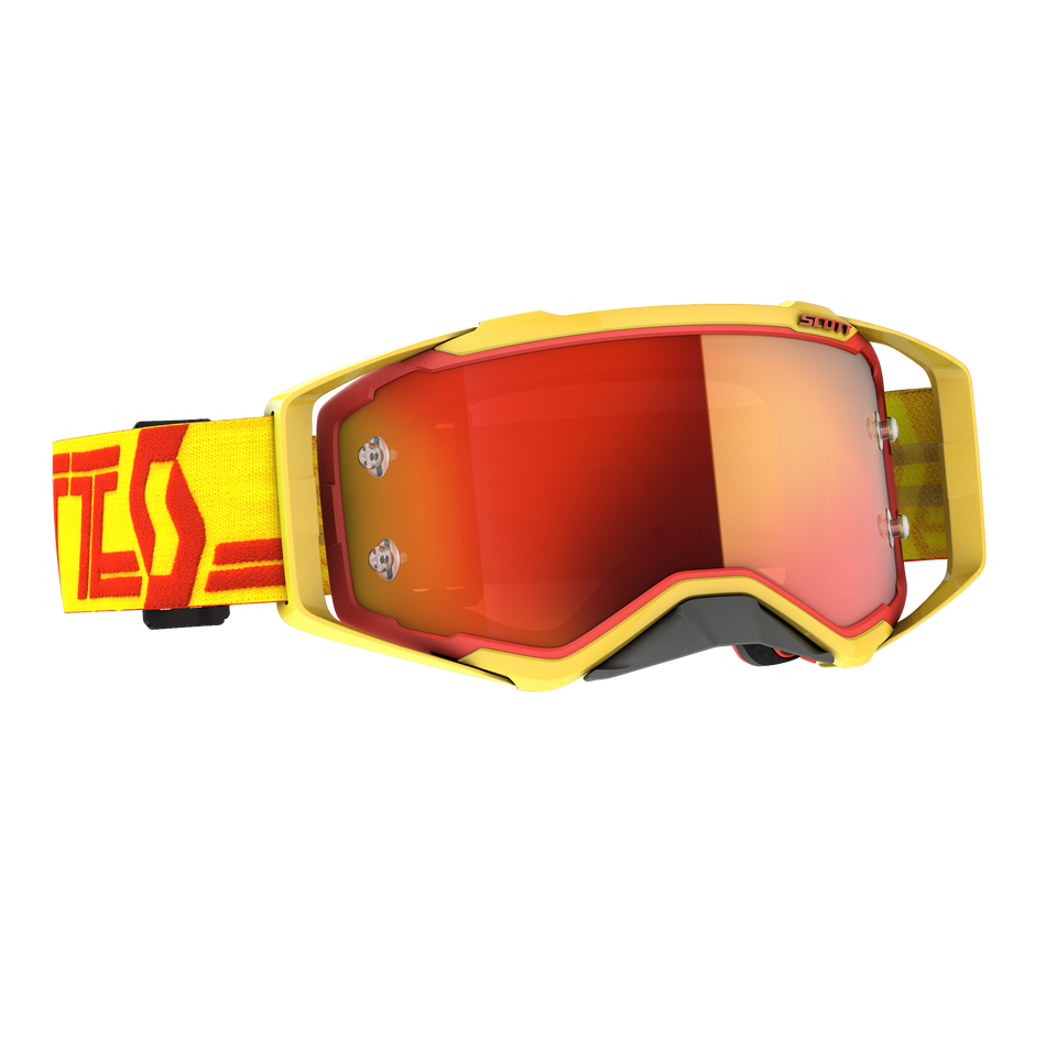 SCOTT Prospect Goggle Yellow/Red Orange Chrome Works Lens 272821-4039280