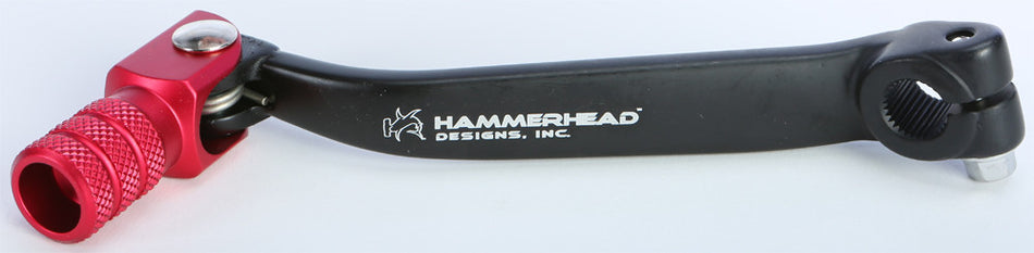 HAMMERHEAD Forged Shift Lever Black/Red 11-0111-02-10