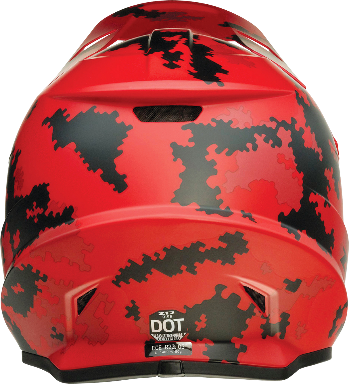 Z1R Rise Helm - Digi Camo - Rot - XS 0110-7280 