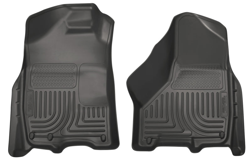 Husky Liners 09-10 Dodge Ram 1500/2500/3500 WeatherBeater Front Row Black Floor Liners 18001