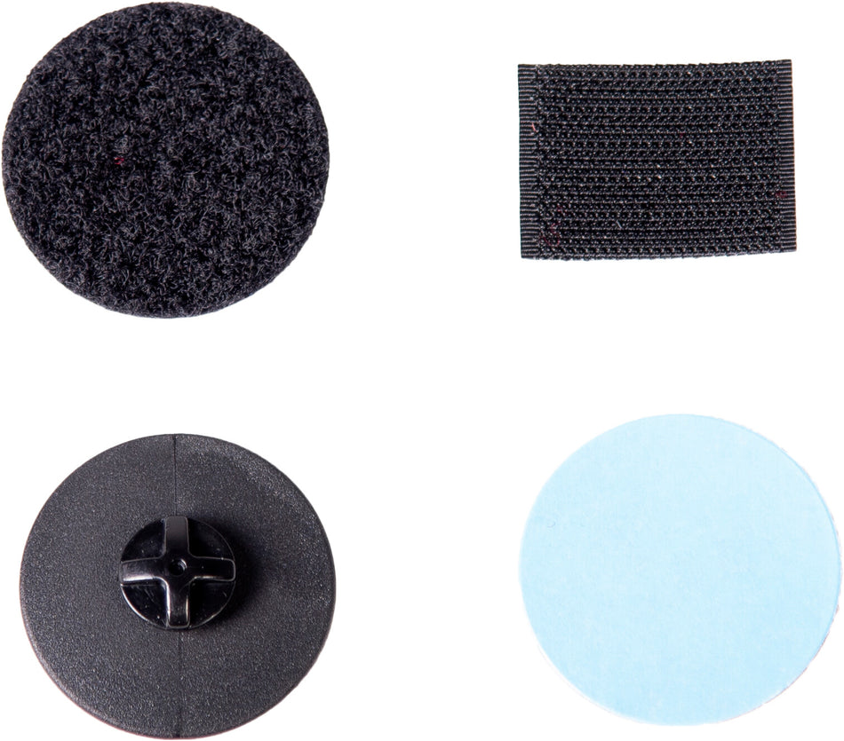 QUICK STRAP Stick-On Button Kit Black RB-40 BLK