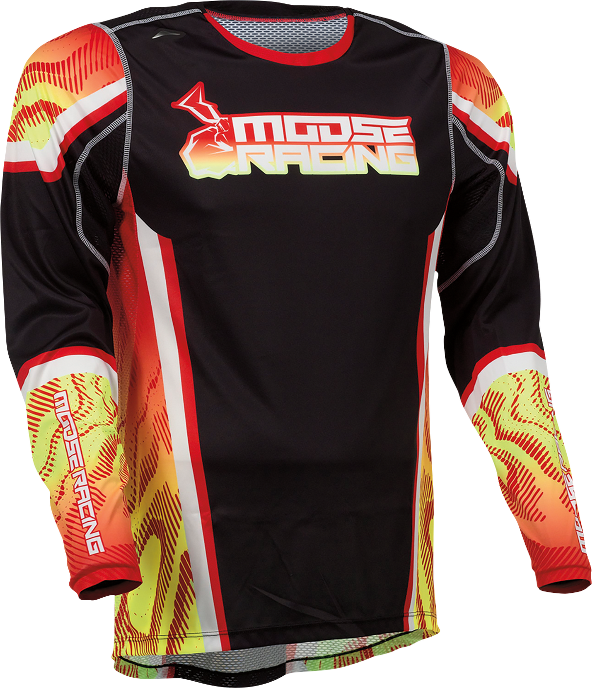 MOOSE RACING Agroid Trikot – Rot/Gelb/Schwarz – Größe L 2910-7392