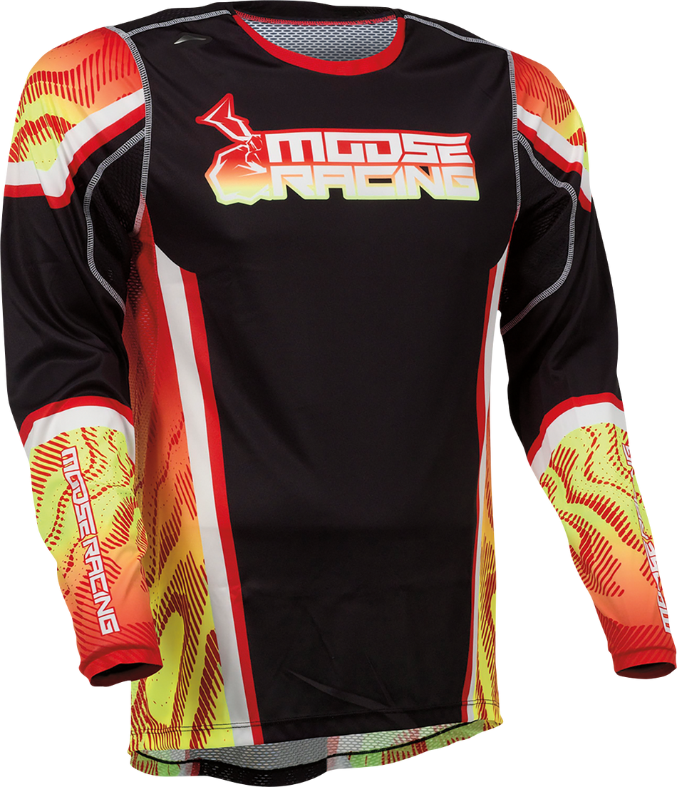 Camiseta MOOSE RACING Agroid - Rojo/Amarillo/Negro - XL 2910-7393 