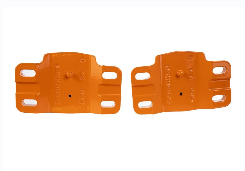 Ford Racing 2021+ Bronco Front Bumper Tow Hooks - Orange (Pair) M-18954-BO