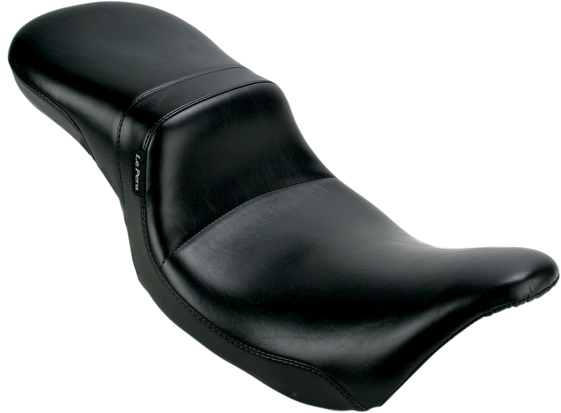 LE PERA Daytona 2-Up Seat - Without Backrest - Smooth - Black - FLHT '08-'22 LK-567