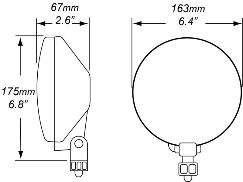 Hella 500 Series 12V/55W Halogen Driving Lamp Kit LA005750952