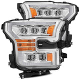 AlphaRex 11-16 Ford F-350 SD NOVA LED Proj Headlights Plank Style Chrm w/Activ Light/Seq Signal 880148