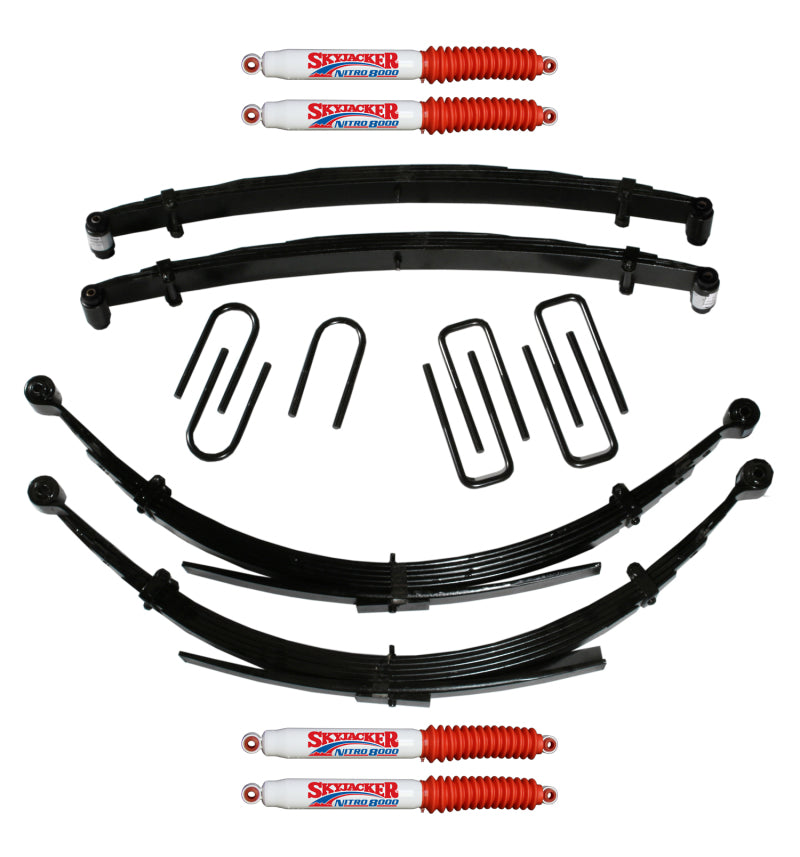 Skyjacker 6"SYS,87-91DGE CUM,4 NITROS D600CDKS6-N