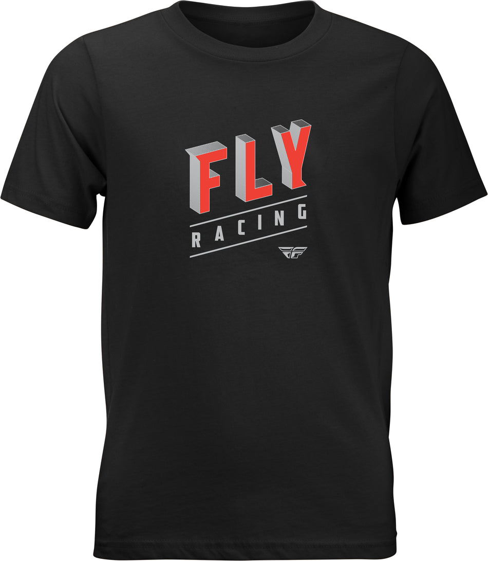 FLY RACING Youth Fly Dimensions Tee Black Yl 352-1103YL