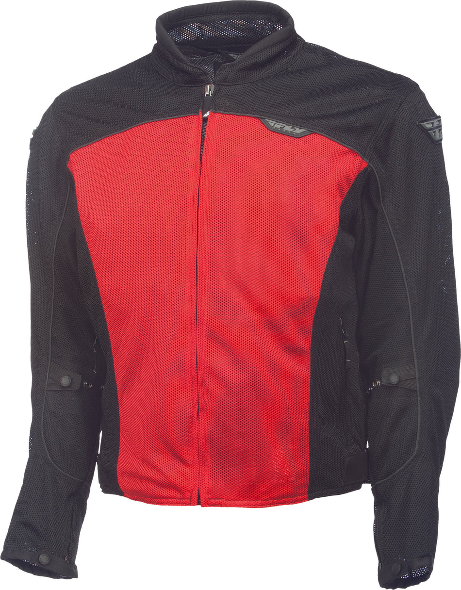 FLY RACING Flux Air Mesh Jacket Red/Black 2x #5948 477-4041~6