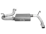 aFe Scorpion 2-1/2in Alum Steel Axle-Back Exhaust w/Polished Tip 07-18 Jeep Wrangler JK V6-3.6/3.8L 49-08047-P